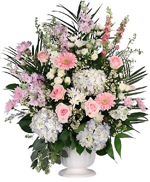 CONSOLING PASTELS  Sympathy Arrangement       FSN