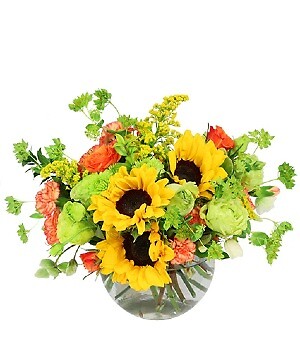 SUPREME SUNFLOWERS FLORAL ARRANGEMENT