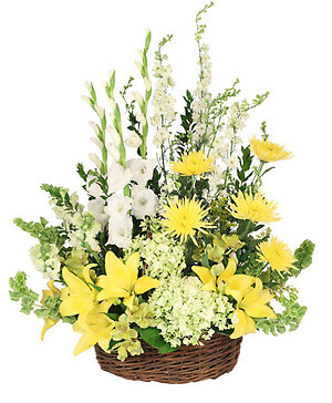 PRAYERFUL WHISPER FUNERAL BASKET