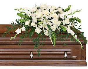 HUSHED GOODBYE Casket Spray