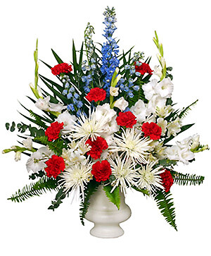 PATRIOTIC MEMORIAL FUNERAL FLOWERS       FSN